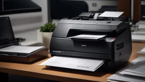Traditional fax machine that must adhere to HIPPA compliant fax laws