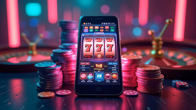 When neon lights meet online casino logic