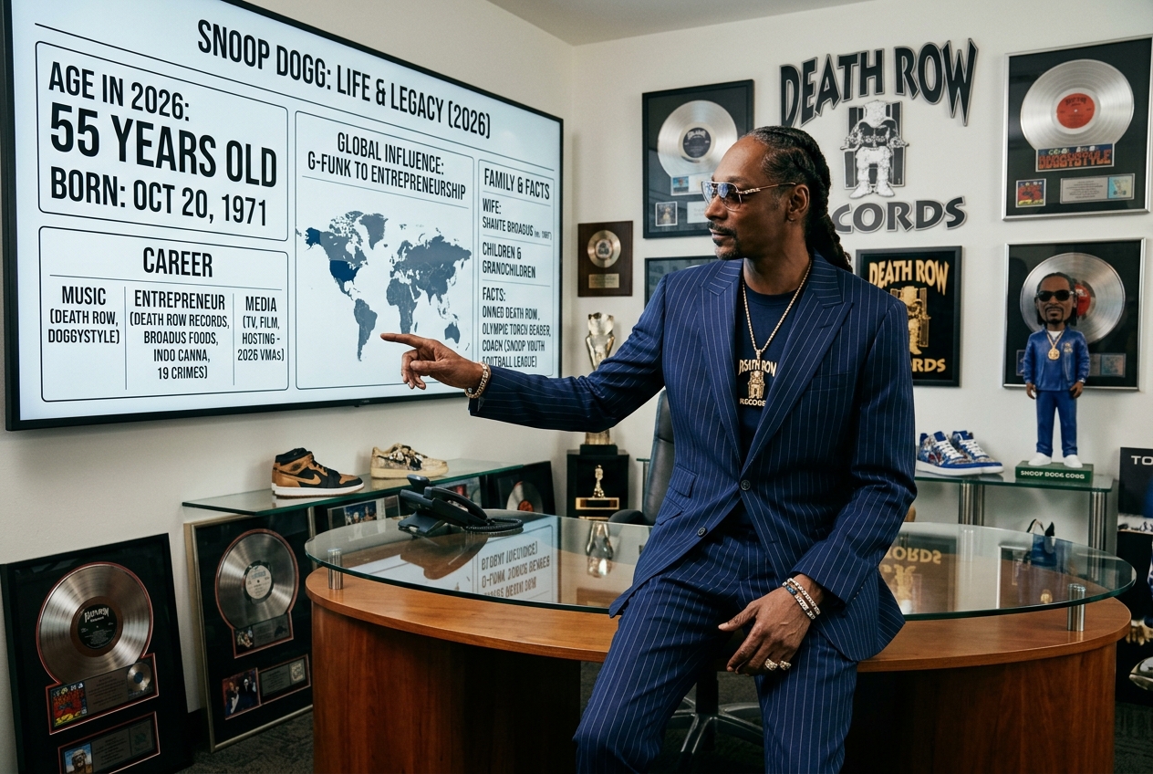 Snoop Dogg Age in 2026 How Old Is He Career, Family, and Facts